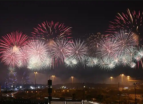 延安焰火晚会